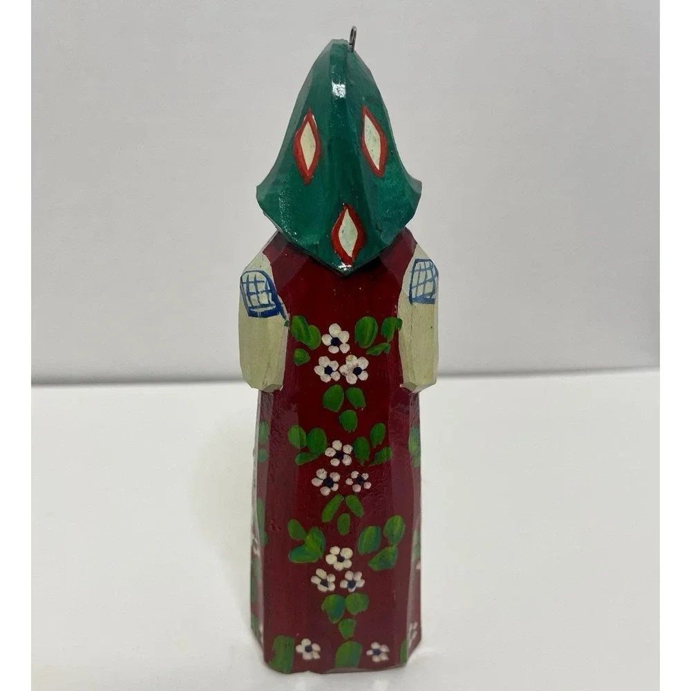 Russian Hand Carved Signed Ceprueb Nocag Mother & Baby Ornament 5